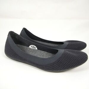 Allbirds Tree Breezers Comfort Women 8.5 Navy Night Dark Navy Knit Ballet Flats